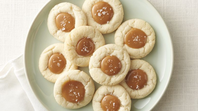 Master Easy Salted Caramel Thumbprint Cookies for Christmas